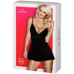 Amocarat Obsessive Zwarte Babydoll 11 Amocarat Obsessive Zwarte Babydoll -Sexy lingerie Verkoop 25907 obsessive black babydoll 90 pack q100