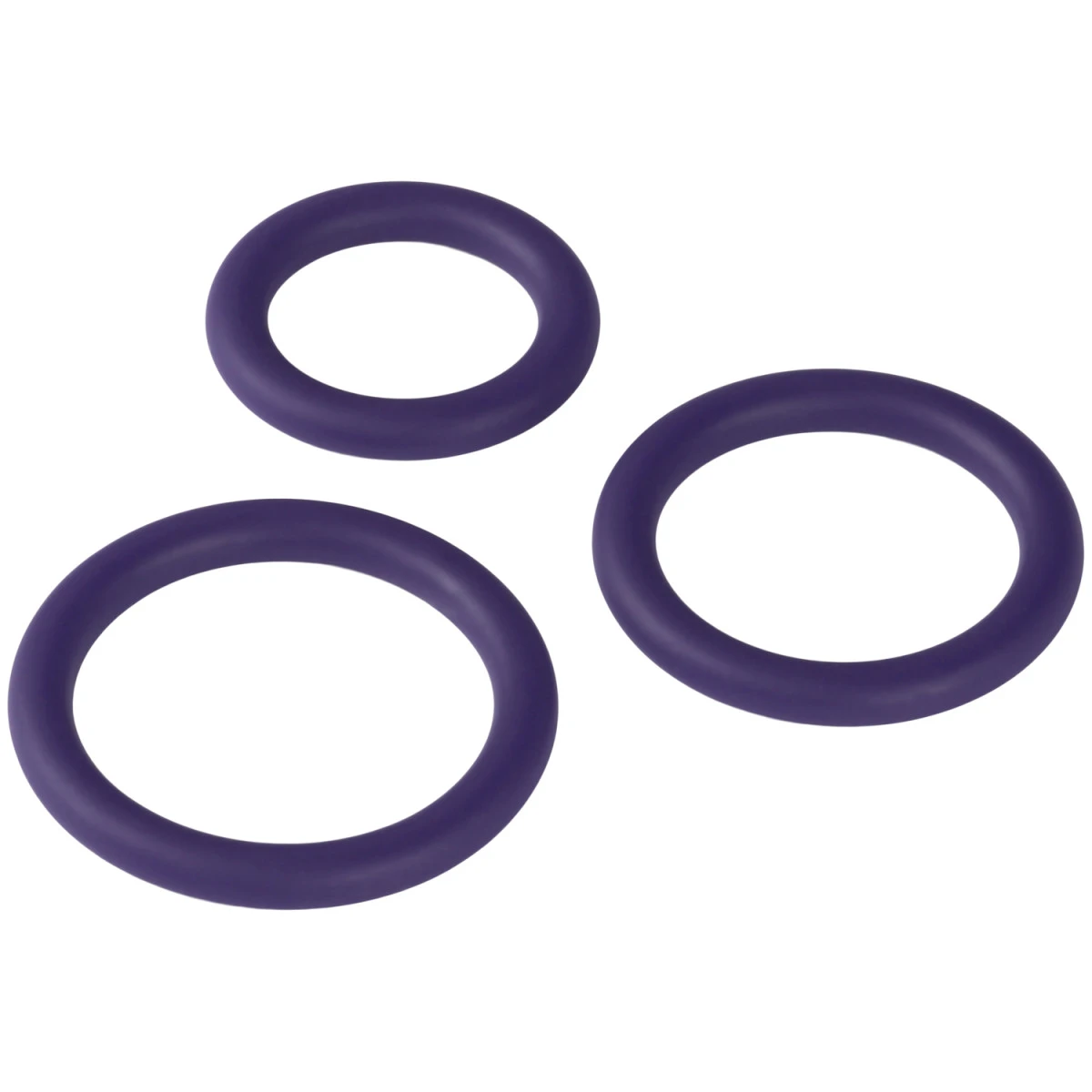 Sinful Passion Paarse Penisring Set Van 3 Stuks 4 Sinful Passion Paarse Penisring Set Van 3 Stuks - Afbeelding 2