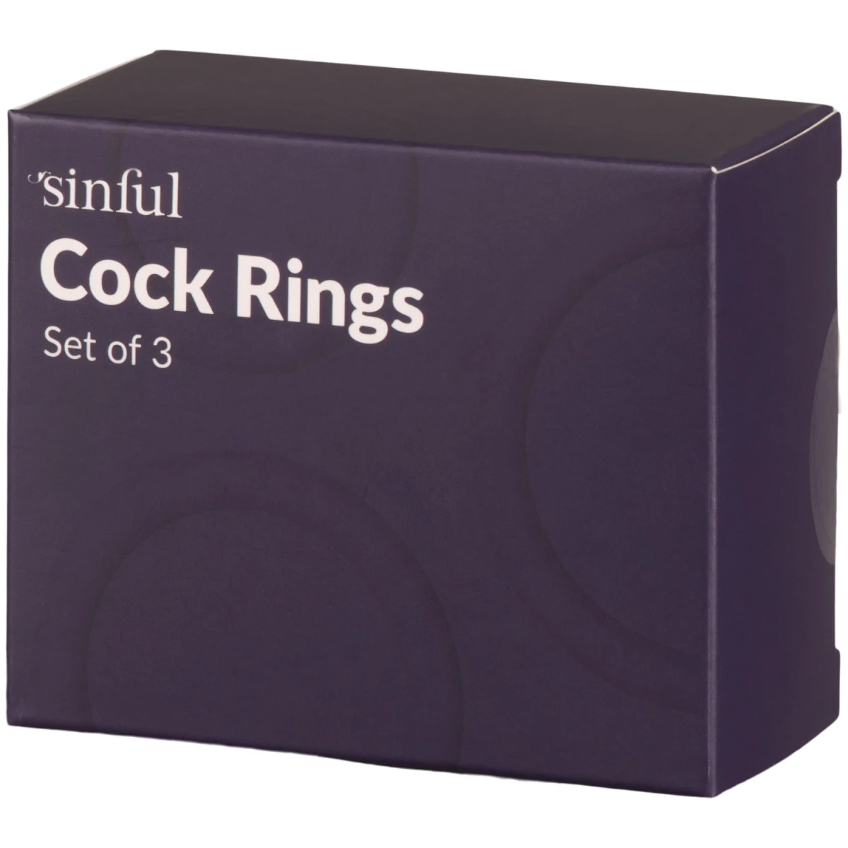 Sinful Passion Paarse Penisring Set Van 3 Stuks 6 Sinful Passion Paarse Penisring Set Van 3 Stuks - Afbeelding 4