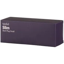 Sinful Passion Purple Slim Buttplug Small -Sexy lingerie Verkoop 25936 sinful passion purple slim butt plug small 90 pack q100