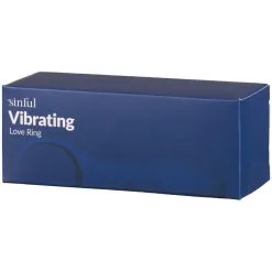 Sinful Business Blue Vibrerende Cockring Voor Koppels -Sexy lingerie Verkoop 25948 sinful business blue rechargeable vibrating love ring 90 pack q100