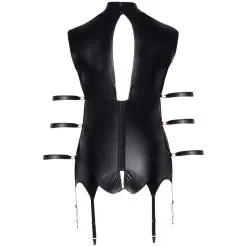 Orion Cottelli Bondage Kruisloze Wetlook Basque Plus Size -Sexy lingerie Verkoop 26040 cottelli bondage crotchless wetlook bodystocking plus size 04 product q100