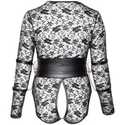 Orion Cottelli Bondage Open Kruis Body Met Lange Mouwen Plus Size -Sexy lingerie Verkoop 26052 cottelli bondage crotchless bodystocking with long sleeves plus size 04 model q100