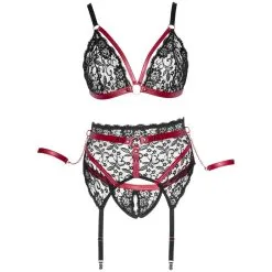 Orion Cottelli Bondage Bh En Kruisloos Slipje Set Plus Size -Sexy lingerie Verkoop 26072 cottelli bondage crotchless bra set plus size 03 product q100