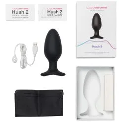 Lovense Hush 2 Large Buttplug Met App 12 Lovense Hush 2 Large Buttplug Met App -Sexy lingerie Verkoop 26238 lovense hush bluetooth remote controlled butt plug l 57mm 98 pack q100