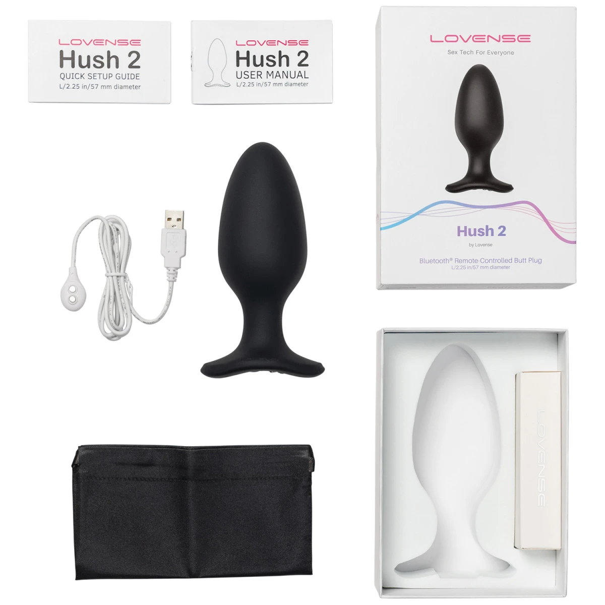 Lovense Hush 2 Large Buttplug Met App 7 Lovense Hush 2 Large Buttplug Met App - Afbeelding 5