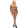 Leg Avenue Visnet Catsuit Zonder Kruis Met Kristallen -Sexy lingerie Verkoop 26514 leg avenue fishnet catsuit one size 01 product q100
