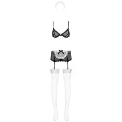 Amocarat Obsessive Dienstmeisjeskostuum Set -Sexy lingerie Verkoop 26526 obsessive maid costume 5 pcs set 03 product q100