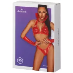 Obsessive Vampines Vampierenkostuum -Sexy lingerie Verkoop 26529 obsessive vampire costume red 90 package q100