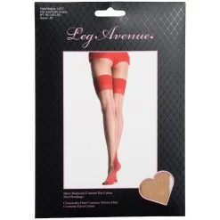 Leg Avenue Hold-up Kousen Met Achternaad 5 Leg Avenue Hold-up Kousen Met Achternaad -Sexy lingerie Verkoop 26532 leg avenue hold up stockings with backseam red one size 90 pack q100