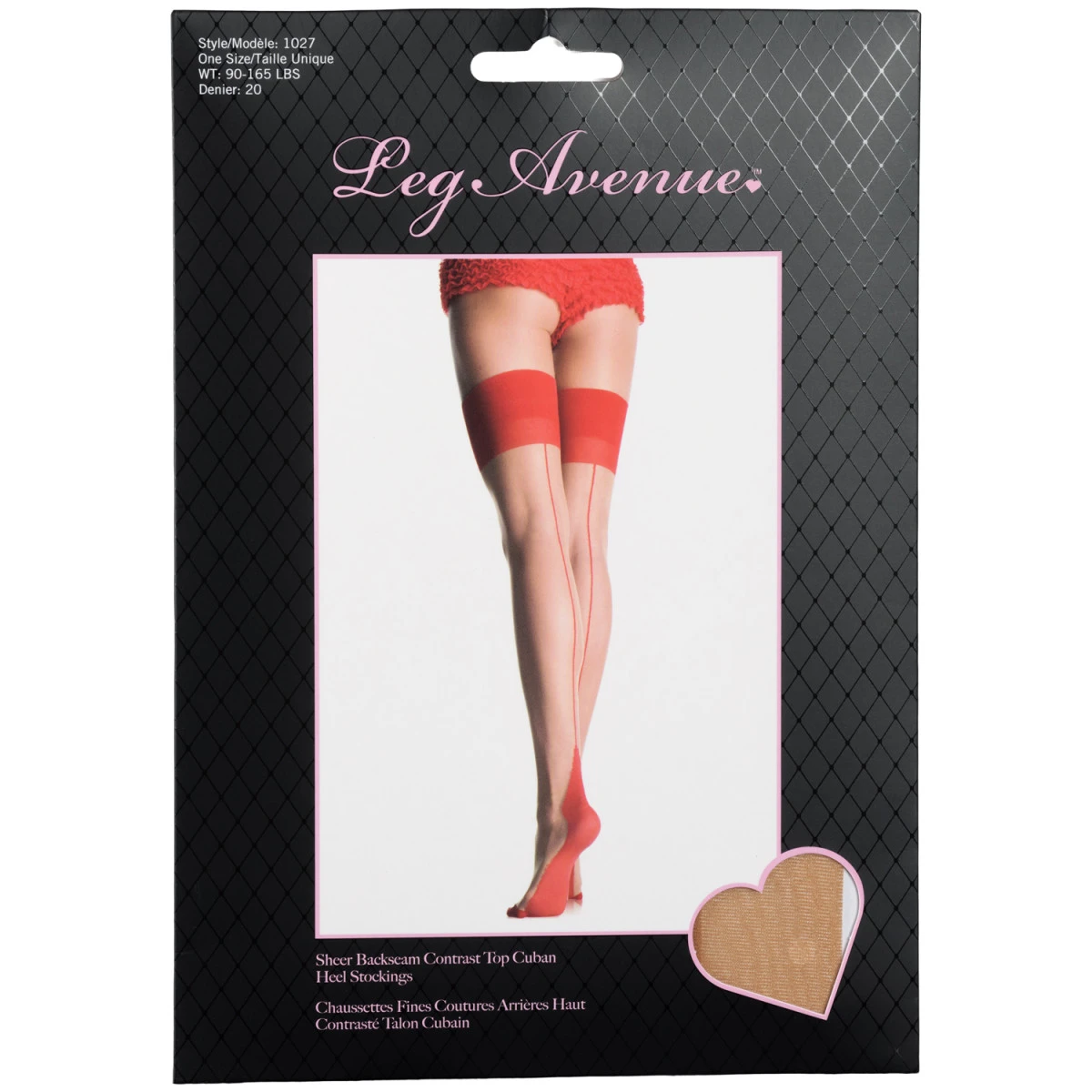 Leg Avenue Hold-up Kousen Met Achternaad 4 Leg Avenue Hold-up Kousen Met Achternaad - Afbeelding 2