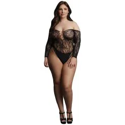 Shots-Media Le Désir Kruisloze Teddy Met Strass-steentjes Plus Size