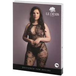 Shots-Media Le Désir Criss Cross Kruisloos Catsuit Plus Size -Sexy lingerie Verkoop 26541 le desir criss cross lace catsuit plus size 90 pack q100