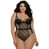 Shots-Media Dreamgirl Teddy Met Luipaardprint Plus Size 2 Shots-Media Dreamgirl Teddy Met Luipaardprint Plus Size -Sexy lingerie Verkoop 26630 dreamgirl black and leopard teddy plus size 01 model q100