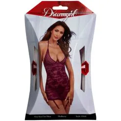 DG Brands Dreamgirl Purple Suspender Jurk Van Kant -Sexy lingerie Verkoop 26653 dreamgirl purple suspender strap dress one size 90 pack q100