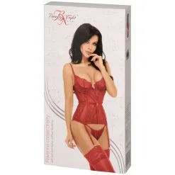 SpaLex Beauty Night Ravenna Cherry Set Met Korset En Jarretels 9 SpaLex Beauty Night Ravenna Cherry Set Met Korset En Jarretels -Sexy lingerie Verkoop 26686 beauty night ravenna red corset and suspender set 90 pack q100