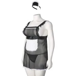 Sinful NORTIE Dienstmeisje Kostuum Plus Size 15 Sinful NORTIE Dienstmeisje Kostuum Plus Size -Sexy lingerie Verkoop 26778 nortie french maid costume plus size 02 product q100 1