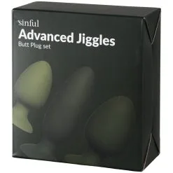 Sinful Advanced Jiggles Buttplug Set 13 Sinful Advanced Jiggles Buttplug Set -Sexy lingerie Verkoop 26869 sinful advanced jiggles butt plug set 90 pack q100