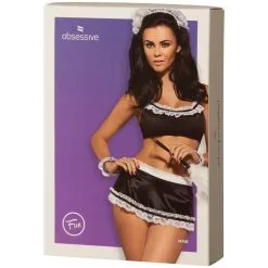 Amocarat Obsessive Roomservice Dienstmeisjes Kostuum 7 Amocarat Obsessive Roomservice Dienstmeisjes Kostuum -Sexy lingerie Verkoop 26876 obsessive maid costume 5 pcs set s m 90 pack q100