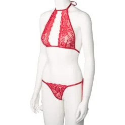 Sinful NORTIE Jingle Bells BH En G-string Set -Sexy lingerie Verkoop 26925 nortie julepige bh og g string saet 02 product q100