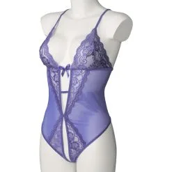 Sinful NORTIE Vilja Veri Peri Lace Kruisloze Body -Sexy lingerie Verkoop 26927 nortie vilja blonde bundlos body very peri 05 product q100