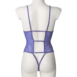 Sinful NORTIE Vilja Veri Peri Lace Kruisloze Body -Sexy lingerie Verkoop 26927 nortie vilja blonde bundlos body very peri 06 product q100