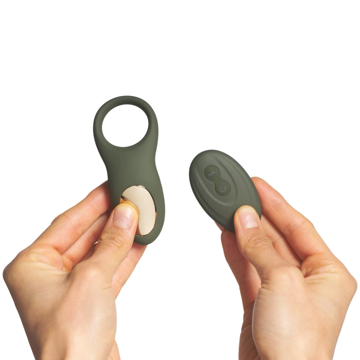 Sinful Love Buzz Army Green Vibrerende Cockring Met Afstandsbediening 8 Sinful Love Buzz Army Green Vibrerende Cockring Met Afstandsbediening - Afbeelding 6