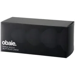 Sinful Obaie Triple Jiggle Buttplug Large -Sexy lingerie Verkoop 27021 obaie triple jiggle butt plug large 90 pack q100