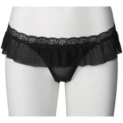 Sinful NORTIE Rosemary Black Slipje -Sexy lingerie Verkoop 27067 nortie rosemary trusse 04 product q100