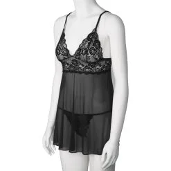 Sinful NORTIE Basil Black Babydoll Set 13 Sinful NORTIE Basil Black Babydoll Set -Sexy lingerie Verkoop 27070 nortie basil babydoll saet 05 product q100