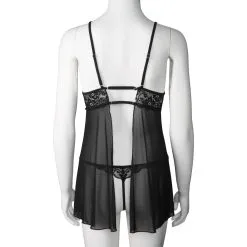Sinful NORTIE Basil Black Babydoll Set 14 Sinful NORTIE Basil Black Babydoll Set -Sexy lingerie Verkoop 27070 nortie basil babydoll saet 06 product q100