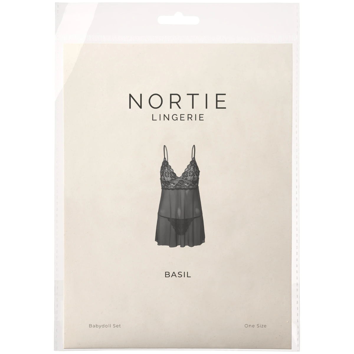 Sinful NORTIE Basil Black Babydoll Set 9 Sinful NORTIE Basil Black Babydoll Set - Afbeelding 7