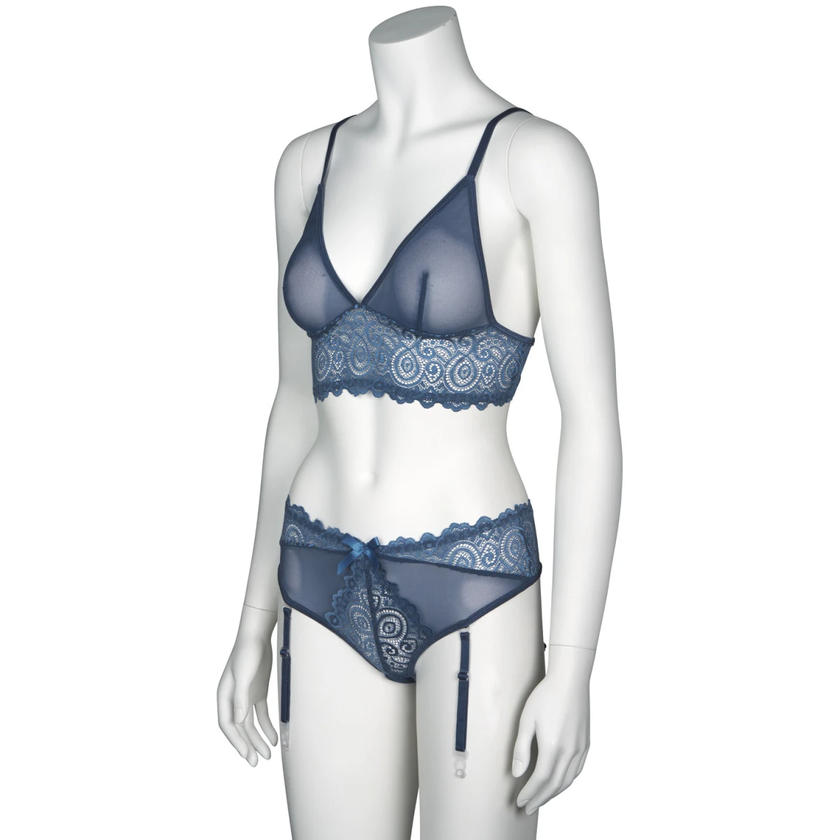Sinful NORTIE Poppy Night Blue Bralette Set 7 Sinful NORTIE Poppy Night Blue Bralette Set - Afbeelding 5