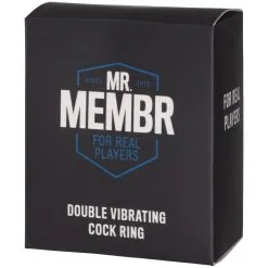 Sinful MR.MEMBR Double Vibrerende Cockring -Sexy lingerie Verkoop 27145 mr membr double vibrating cock ring 90 pack q100
