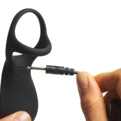 Sinful Couple's Oplaadbare Dubbele Cockring -Sexy lingerie Verkoop 27147 sinful couples rechargeable double cock ring 51 hand q100