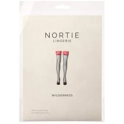 Sinful NORTIE Wilderness Hold-up Kousen Met Rode Kant 15 Sinful NORTIE Wilderness Hold-up Kousen Met Rode Kant -Sexy lingerie Verkoop 27159 nortie wilderness selvsiddende stromper med rod blonde 90 pack q100
