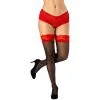 Sinful NORTIE Wilderness Hold-up Kousen Met Rode Kant 2 Sinful NORTIE Wilderness Hold-up Kousen Met Rode Kant -Sexy lingerie Verkoop 27159 0576 q100