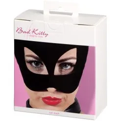 Orion Bad Kitty Lederlook Kattenmasker -Sexy lingerie Verkoop 27518 bad kitty nubuck leather look cat mask 90 pack q100