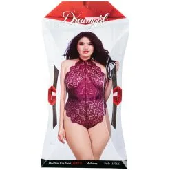 Shots Dreamgirl Purple Kanten Teddy Plus Size -Sexy lingerie Verkoop 27603 dreamgirl purple lace teddy plus size 90 pack q100
