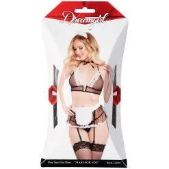 Dreamgirl Maid For You Mesh Dienstmeisjes Kostuum -Sexy lingerie Verkoop 27606 dreamgirl mesh maid costume 90 pack q100