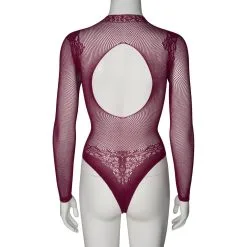 Sinful NORTIE Clover Bordeaux Kruisloze Bodystocking -Sexy lingerie Verkoop 27660 nortie clover bodystocking bordeaux 06 product q100