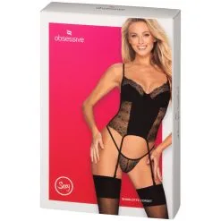 Amocarat Obsessive Sharlotte Kanten Korset Set -Sexy lingerie Verkoop 27689 obsessive sharlotte lace corset and thong 90 pack q100
