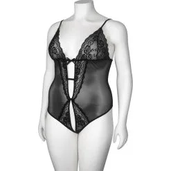 Sinful NORTIE Vilja Lace Kruisloze Body Plus Size -Sexy lingerie Verkoop 27768 nortie vilja crotchless lace body plus size 06 product q100