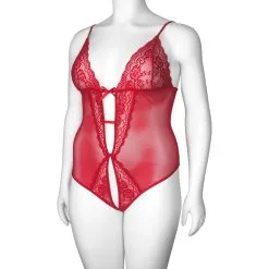 Sinful NORTIE Vilja Red Lace Kruisloze Body Plus Size 13 Sinful NORTIE Vilja Red Lace Kruisloze Body Plus Size -Sexy lingerie Verkoop 27769 nortie vilja crotchless red lace body plus size 06 product q100