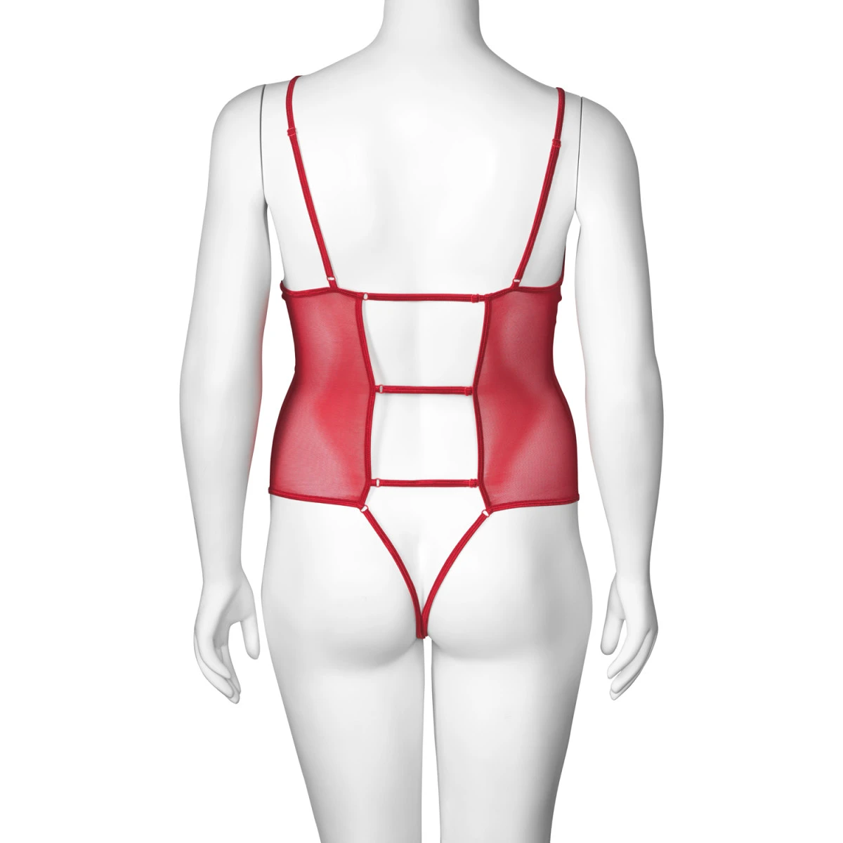 Sinful NORTIE Vilja Red Lace Kruisloze Body Plus Size 8 Sinful NORTIE Vilja Red Lace Kruisloze Body Plus Size - Afbeelding 6