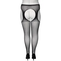 Sinful NORTIE Fenja Kruisloze Jarretel Panty Plus Size -Sexy lingerie Verkoop 27775 nortie fenja crotchless suspender tights plus size 06 product q100