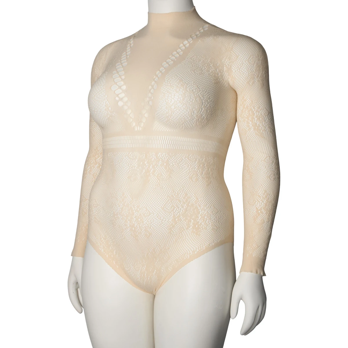 Sinful NORTIE Dawn Warm Sand Bodystocking Plus Size 7 Sinful NORTIE Dawn Warm Sand Bodystocking Plus Size - Afbeelding 5