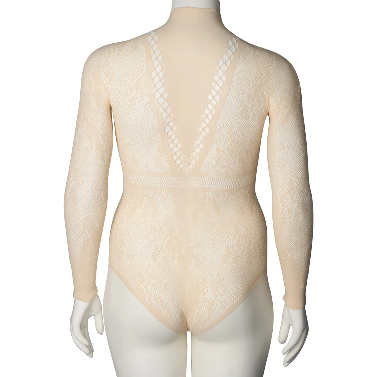 Sinful NORTIE Dawn Warm Sand Bodystocking Plus Size 8 Sinful NORTIE Dawn Warm Sand Bodystocking Plus Size - Afbeelding 6