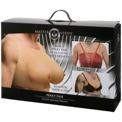 XR Brands Master Series Perky Pair D-Cup Siliconen Borsten -Sexy lingerie Verkoop 27864 master series d cup silicone breasts 90 pack q100