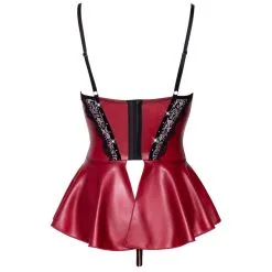 Orion Abierta Fina Red Bustier Set Met Halve Cups -Sexy lingerie Verkoop 27961 abierta fina open cup red bra set 02 product q100